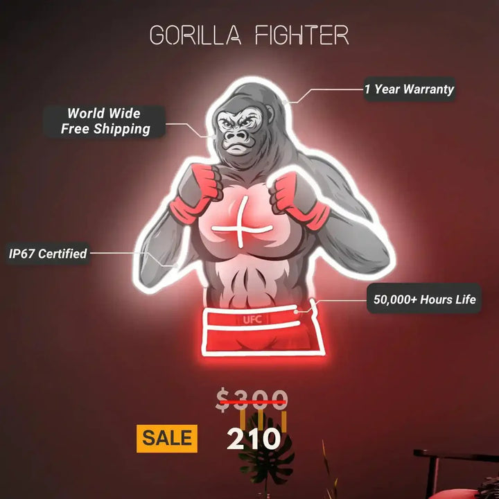 Gorilla Fighter UV Light | A Battle for Brightness Begins