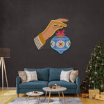Hanging Bauble Merry Christmas Neon Sign by Neon.Shop glowing in vibrant holiday colors.