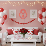 Heart Lock Valentine’s Day LED neon sign glowing in warm romantic tones, ideal for bedroom décor, Valentine’s gifts, cafés, and love-themed displays by Neon.Shop.