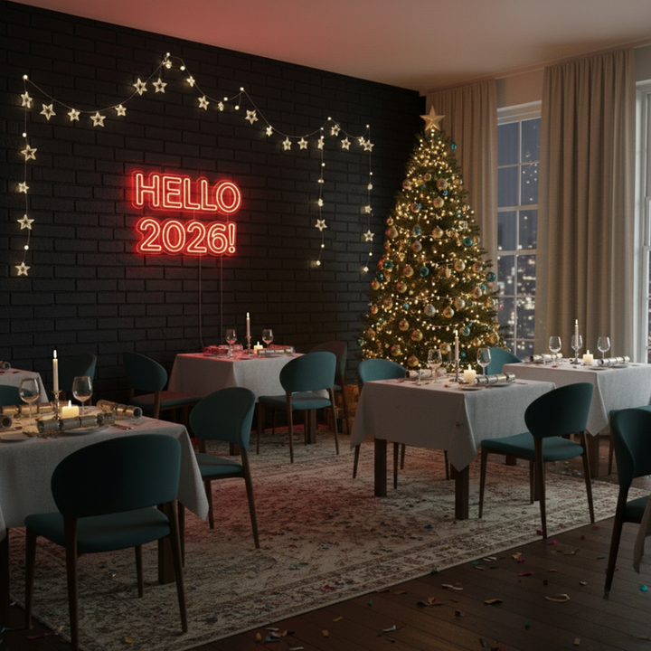 Hello 2026 Neon sign