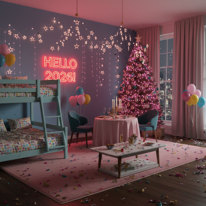 Hello 2026 LED Neon Sign by Neon.Shop for New Year décor