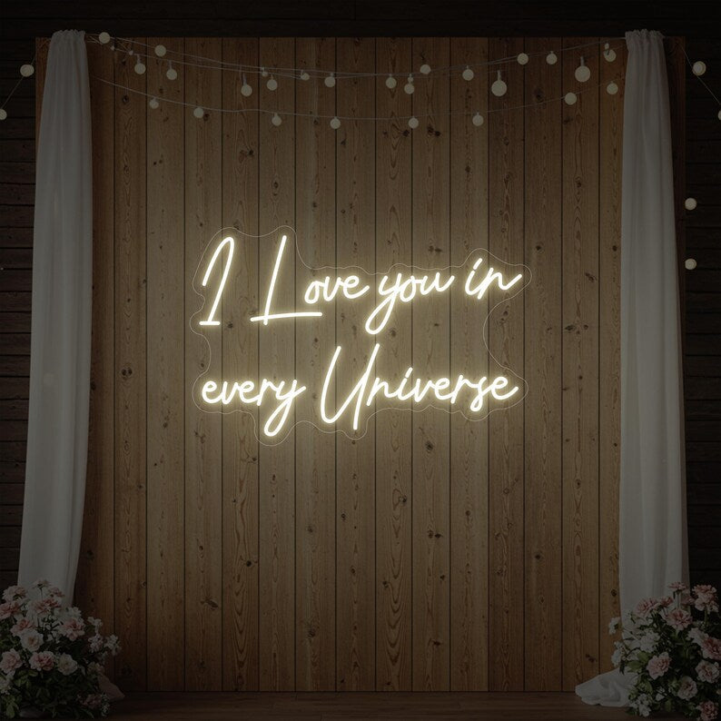 But First Bubbles wedding LED neon sign glowing on reception backdrop – Neon.Shop