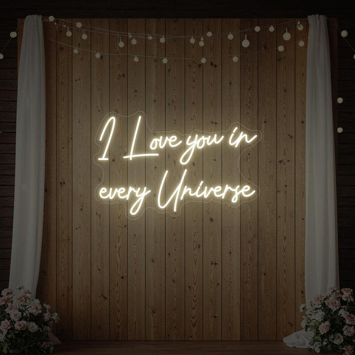 But First Bubbles wedding LED neon sign glowing on reception backdrop – Neon.Shop