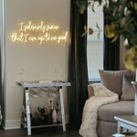 I Solemnly Swear That I Am Up to No Good neon sign glowing in bright LED colors by Neon.Shop
