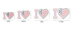 I love USA LED neon sign with a glowing heart, perfect for patriotic home décor and celebrations by Neon.Shop