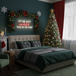 It’s the Most Wonderful Time of the Year Merry Christmas Neon Sign by Neon.Shop featuring glowing festive lettering for holiday décor.