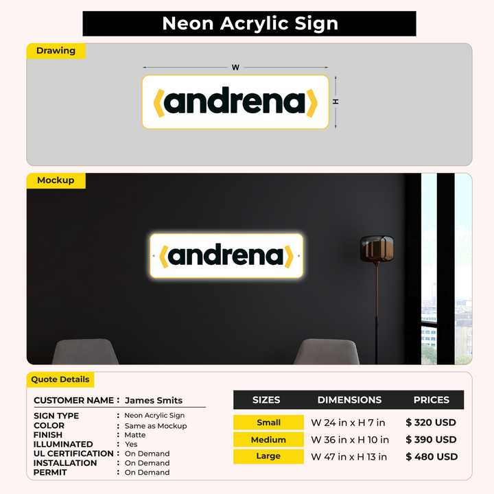 Custom Sign for James Smits