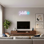 Juliette Name LED Neon Sign in customizable LED tubing, personalized wall-mounted name light décor by Neon.Shop for bedrooms, events, and gifts.