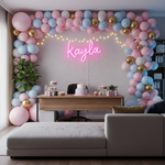 Kayla Name LED Neon Sign in customizable LED tubing, personalized wall-mounted name light décor by Neon.Shop for bedrooms, events, and gifts.