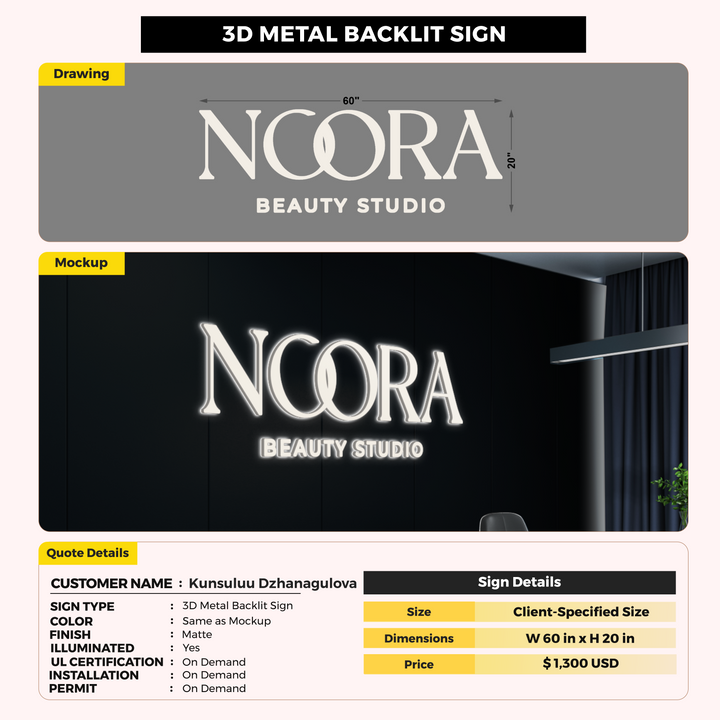 Custom Signs For Kunsuluu Dzhanagulova