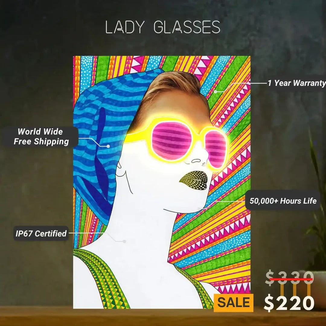 Lady Glasses UV Light Protection | Elegance Meets Safety