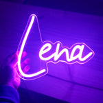 Lena Name LED Neon Sign by Neon.Shop. Safe, long-lasting, and fully customizable.