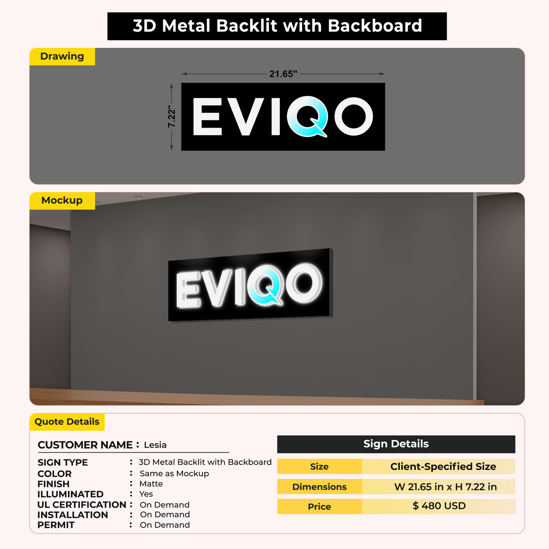 Custom Signs For Lesia