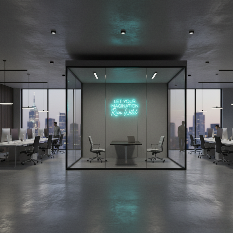 Let Your Imagination Run Wild Neon sign