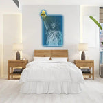Liberty Enlightening the World UV Art LED Neon Sign with vibrant UV art glow, iconic LED wall décor by Neon.Shop