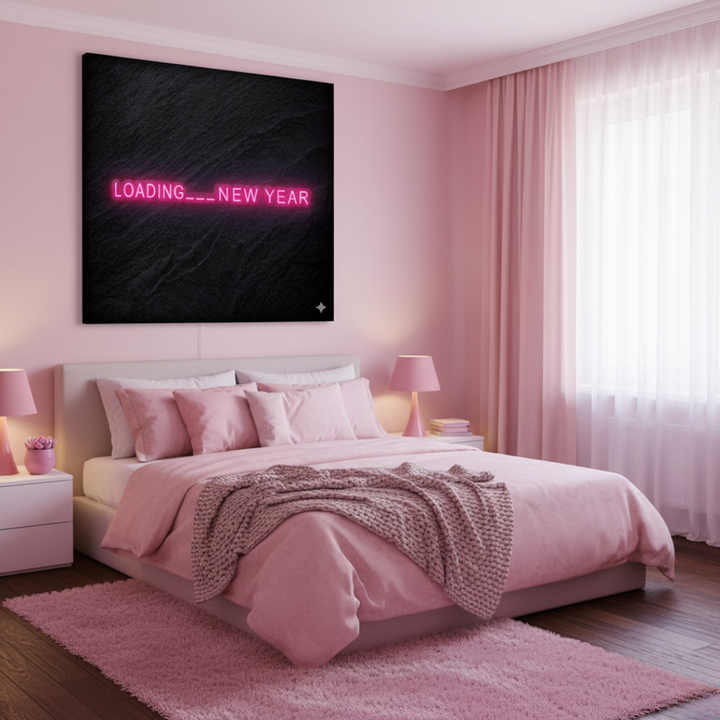 Loading… New Year Neon Sign glowing in bright LED from Neon.Shop