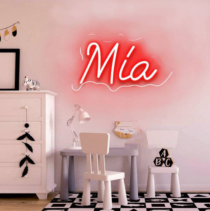 MIA Name LED Neon Sign by Neon.Shop, perfect for parties, events, and personalized gifting.