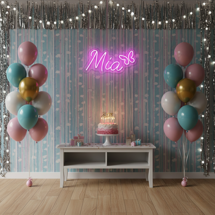 MIA Name LED Neon sign by Neon.Shop, perfect for parties, events, and personalized gifting.