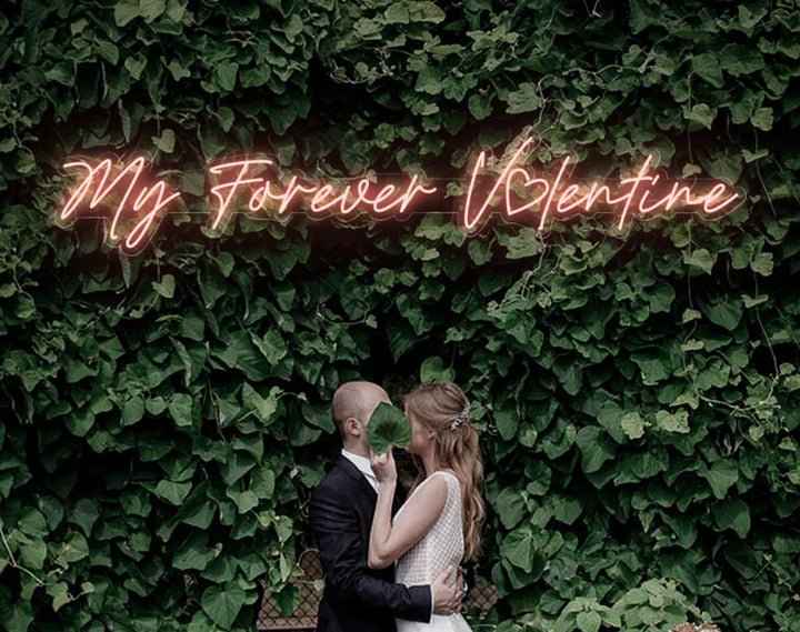 MY FOREVER Valentine's Day Neon Sign by manhattanneons.com – A glowing declaration of everlasting love.