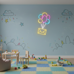 Mail Balloon LED Neon Sign enhancing creative environments by Neon.Shop