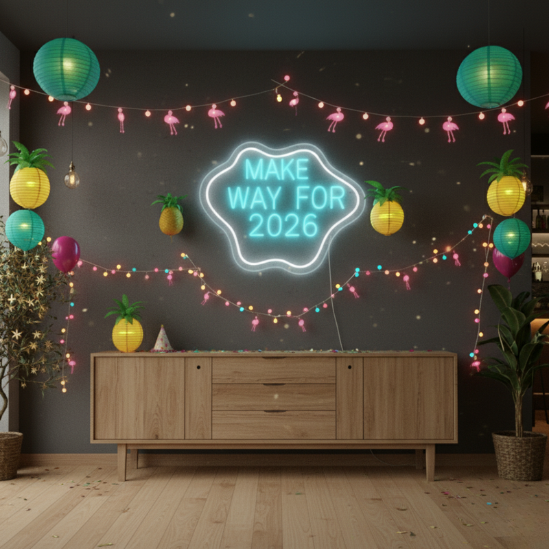 Make Way for 2026 LED Neon Sign by Neon.Shop for New Year parties
