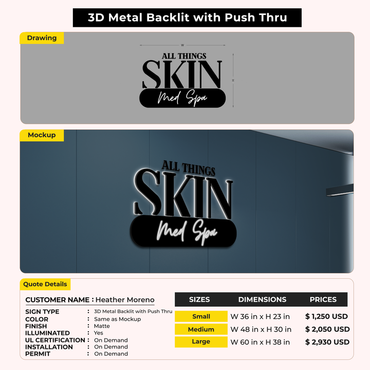 Custom Signs for Heather Moreno