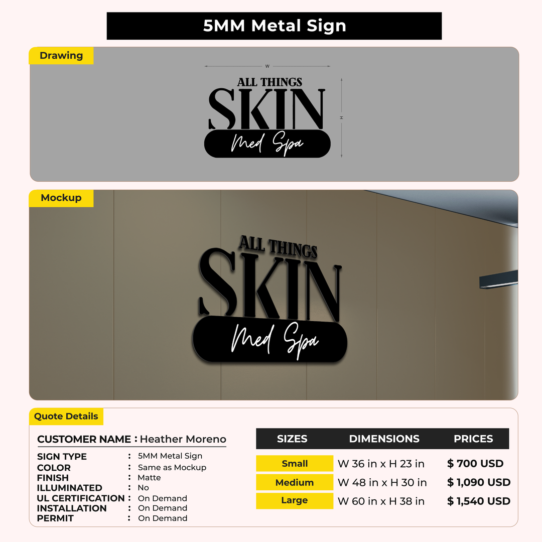 Custom Signs for Heather Moreno