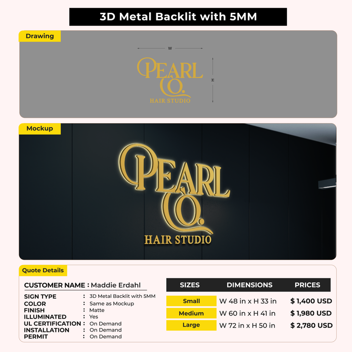 Custom Signs for Maddie Erdahl