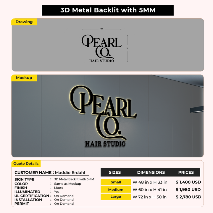 Custom Signs for Maddie Erdahl