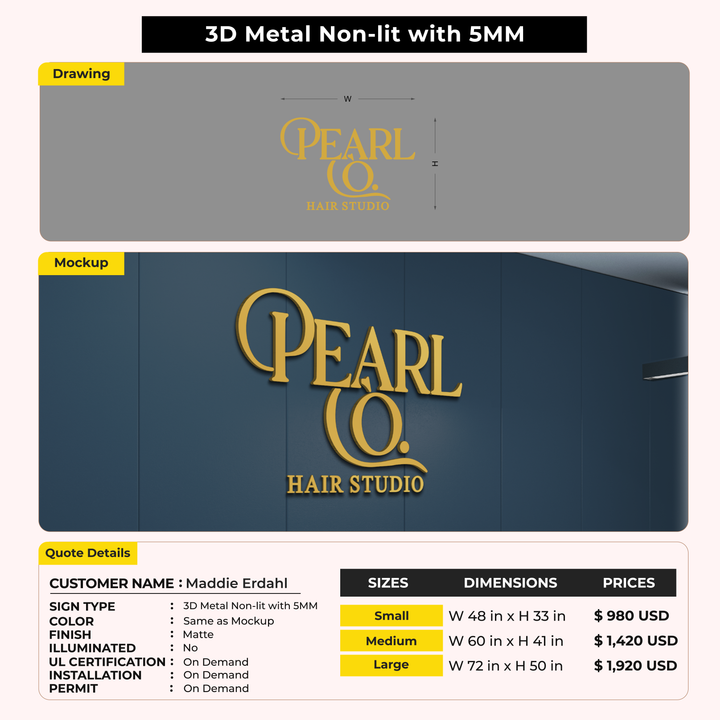 Custom Signs for Maddie Erdahl