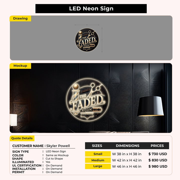 Custom Signs for Skyler Powell