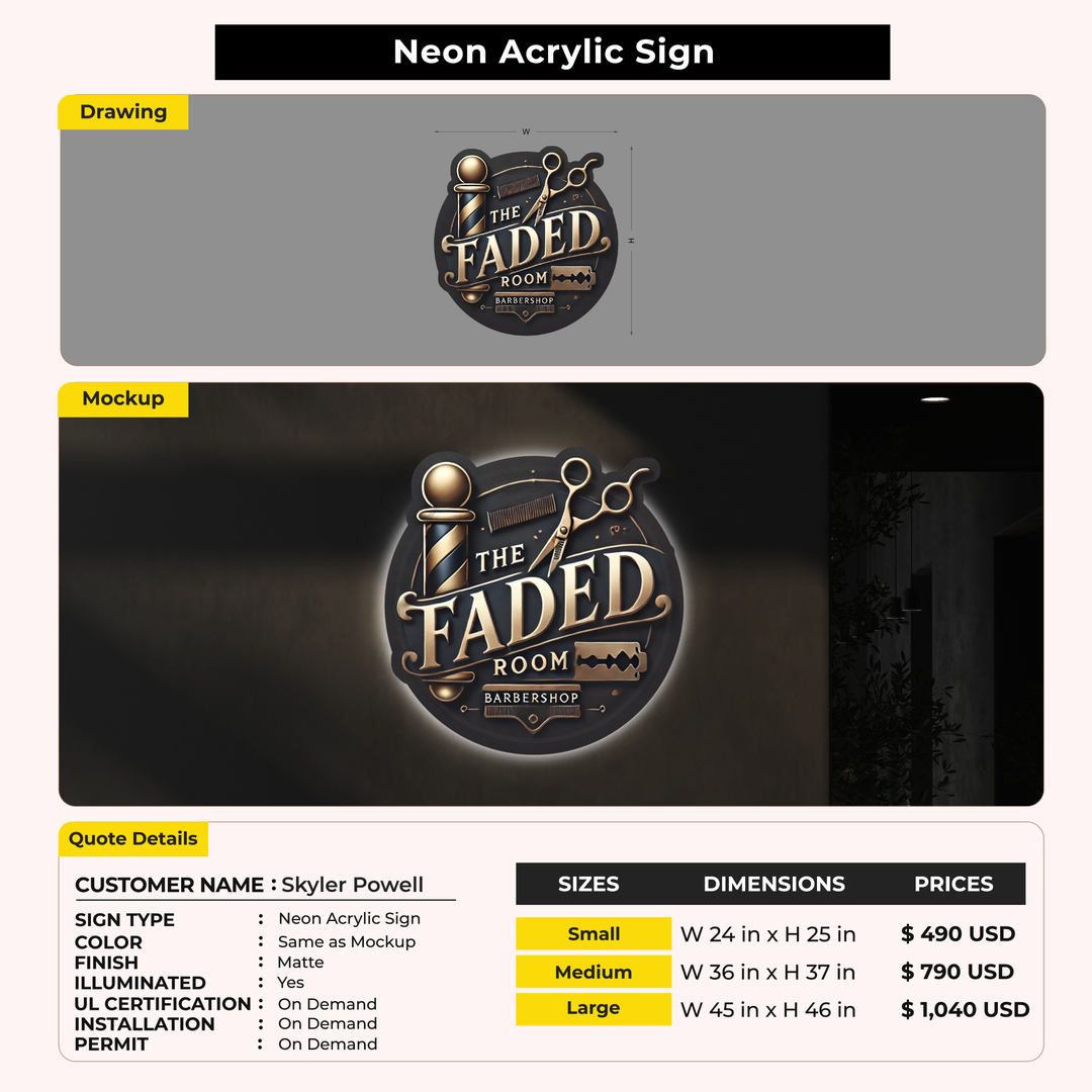 Custom Signs for Skyler Powell