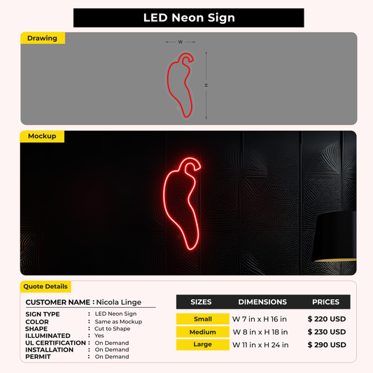Custom Signs for Nicola Linge