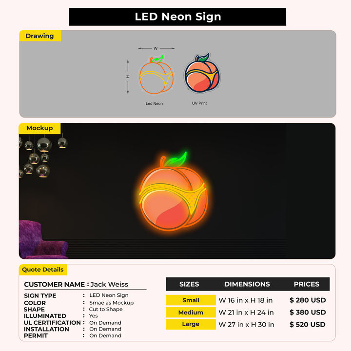 Custom Signs for Jack Weiss