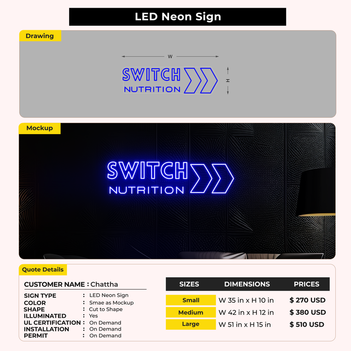 Custom Signs for Chattha