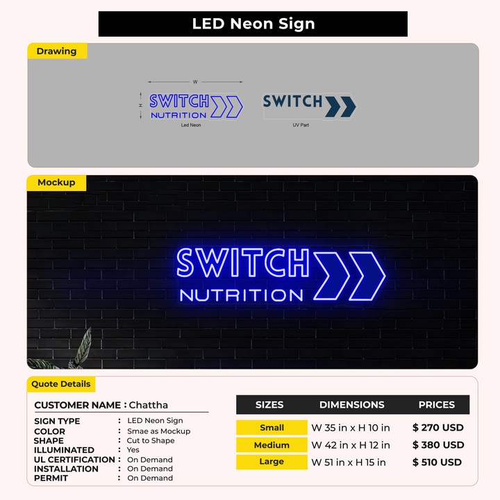 Custom Signs for Chattha
