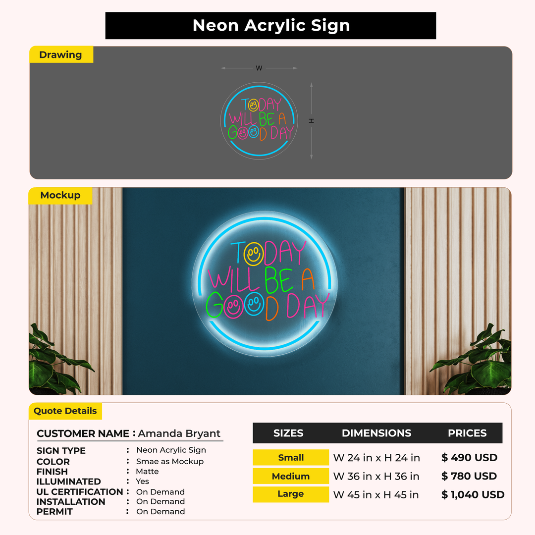 Custom Signs for Amanda Bryant