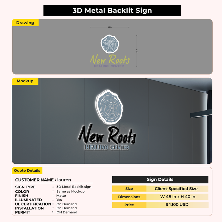 Custom Signs for lauren