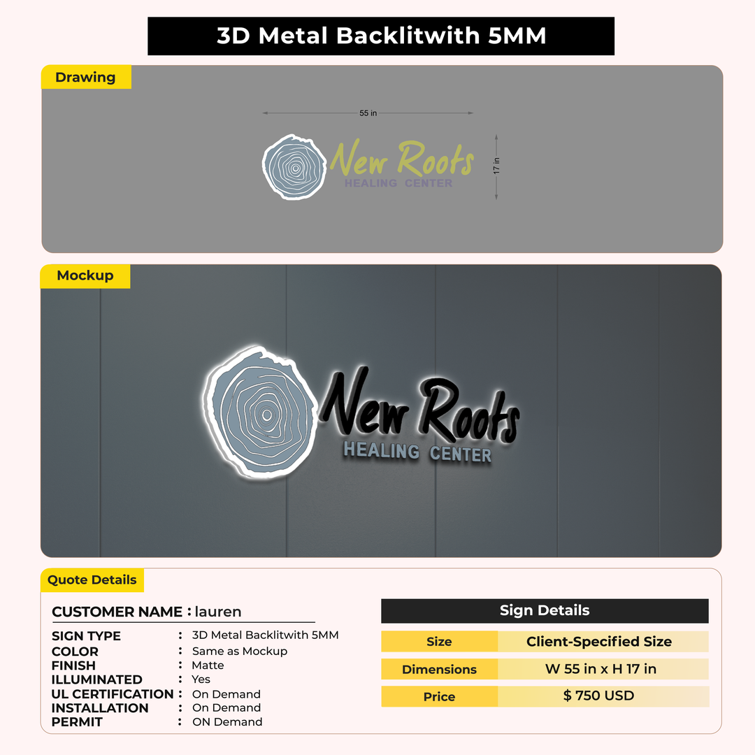 Custom Signs for lauren