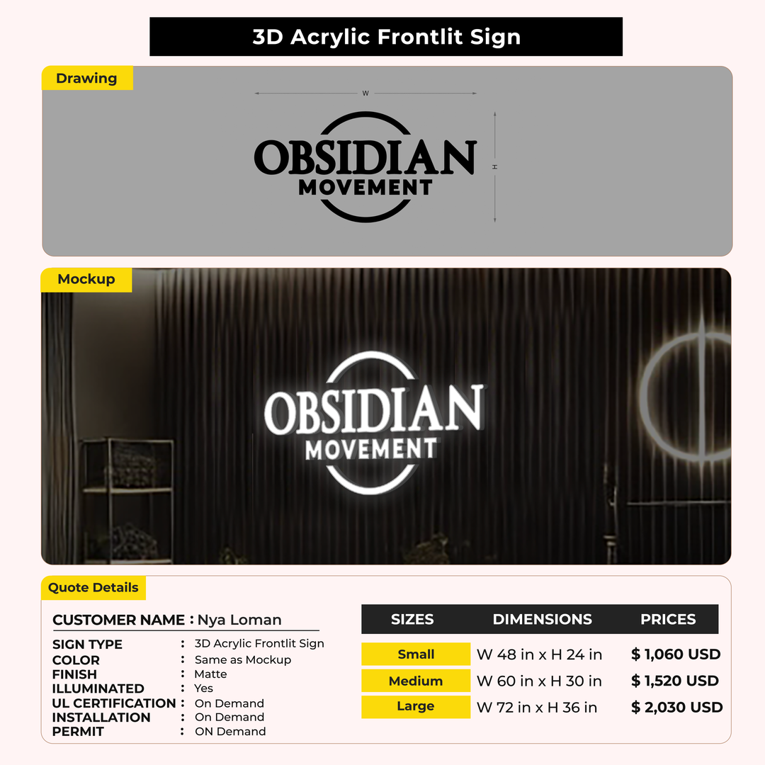 Custom Signs for Nya Loman