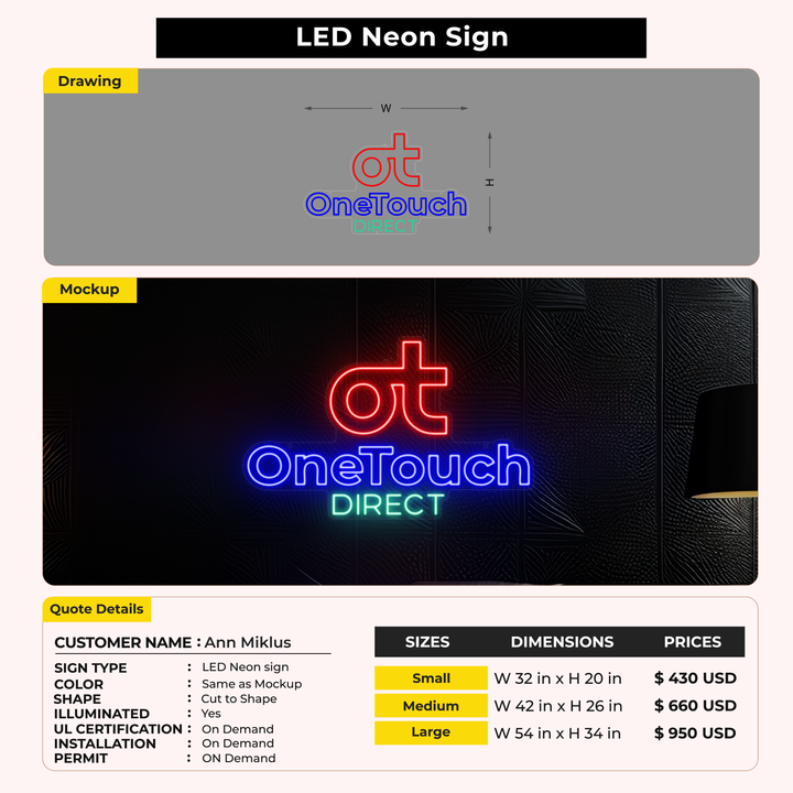 Custom Signs for Ann Miklus