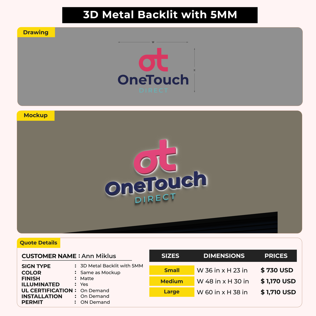 Custom Signs for Ann Miklus