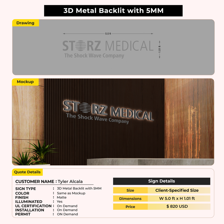 Custom Signs for Tyler Alcala