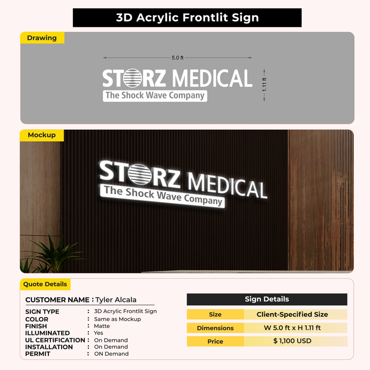 Custom Signs for Tyler Alcala