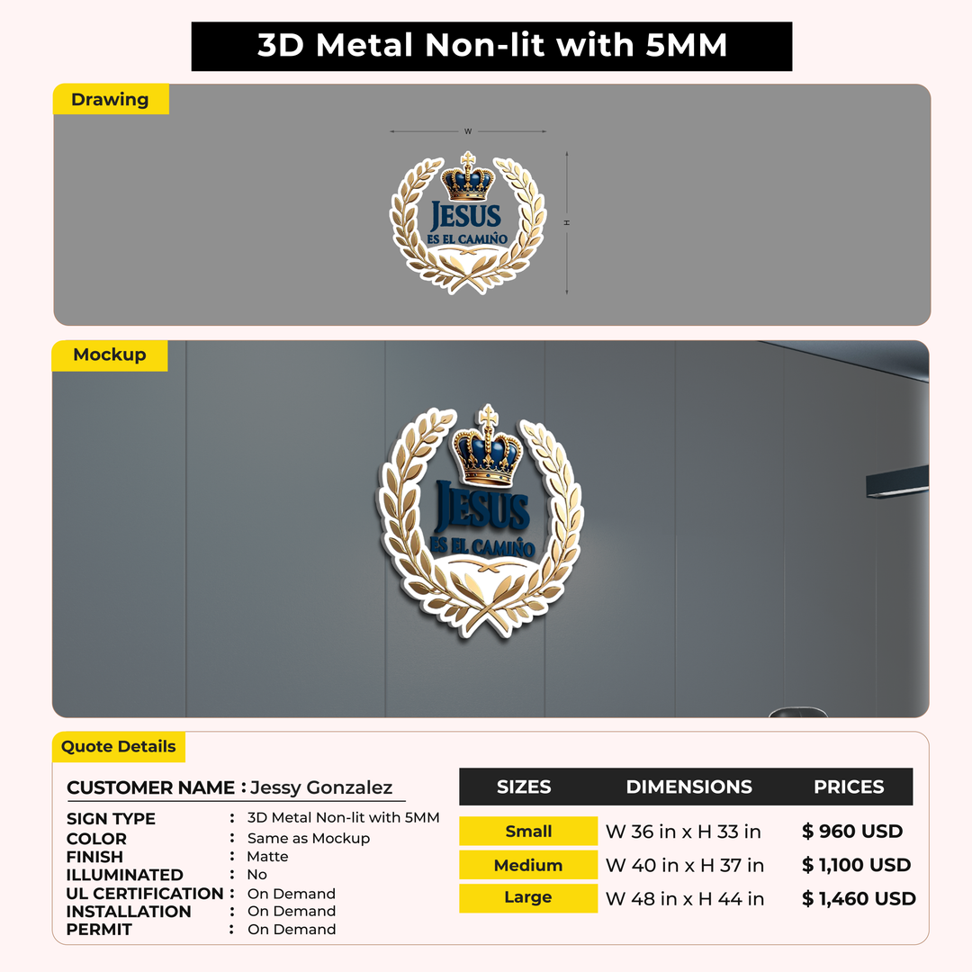 Custom Signs for Jessy Gonzalez