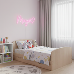 Maya LED Neon Sign, illuminated name wall décor by Neon.Shop, perfect for gifts, bedrooms, and events.”