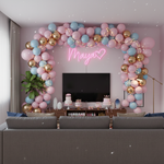 Maya LED Neon Sign, illuminated name wall décor by Neon.Shop, perfect for gifts, bedrooms, and events.”