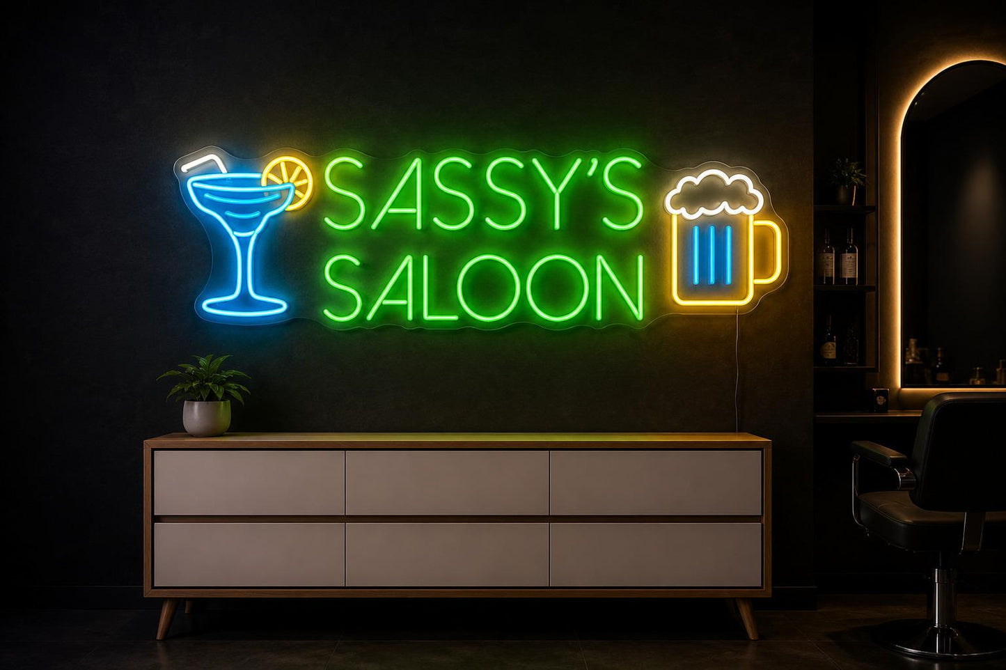 Custom Neon Sign For Bill