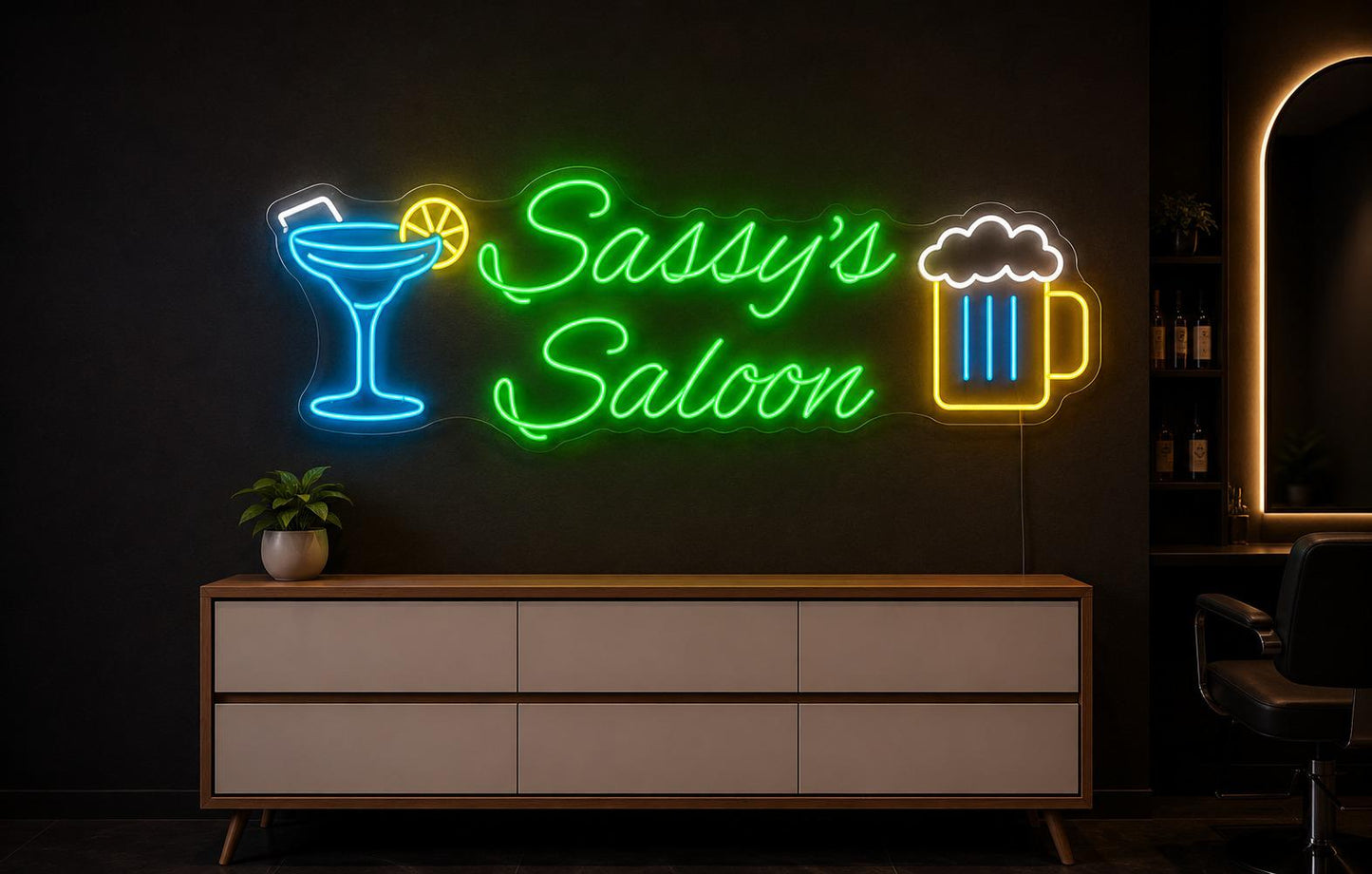 Custom Neon Sign For Bill