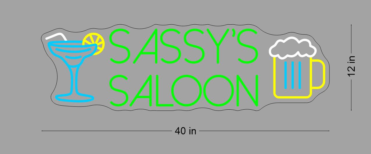 Custom Neon Sign For Bill